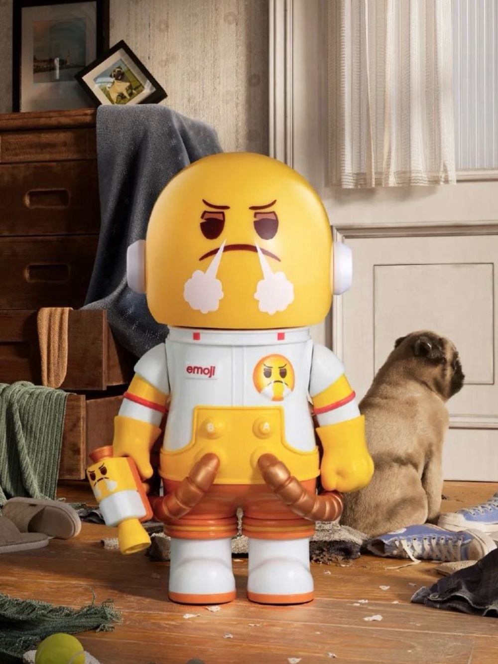 Mega Space Molly 100% & Emoji Series Figures - “Pissed Off”